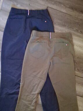 Tommy Hilfiger Women's Jeans LOT Straight Navy & Tan 12 NICE!  NEW